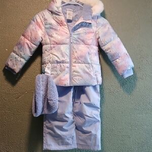 Bramd New Neber Worn ZeroXposur Starry Pastel Snowsuit Set